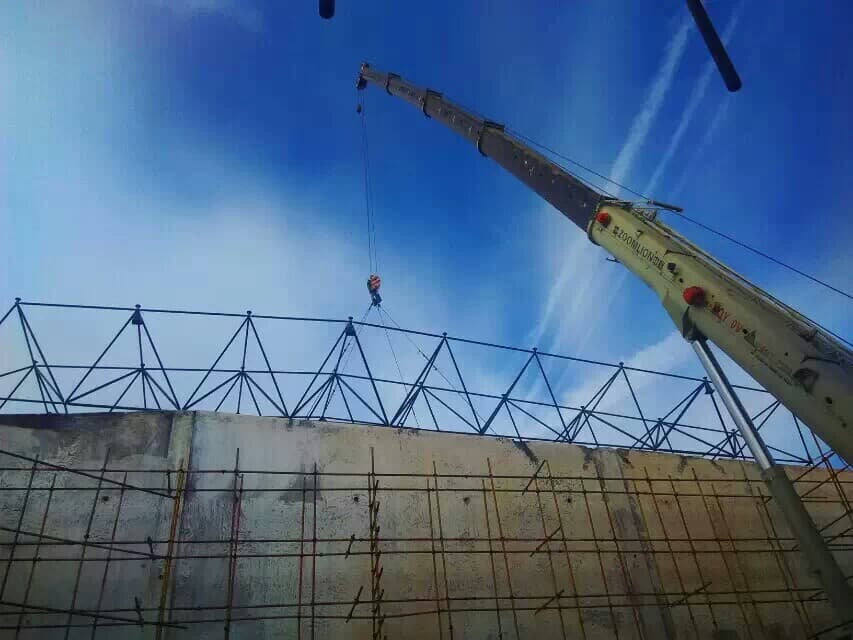 宜州食堂网架结构工程